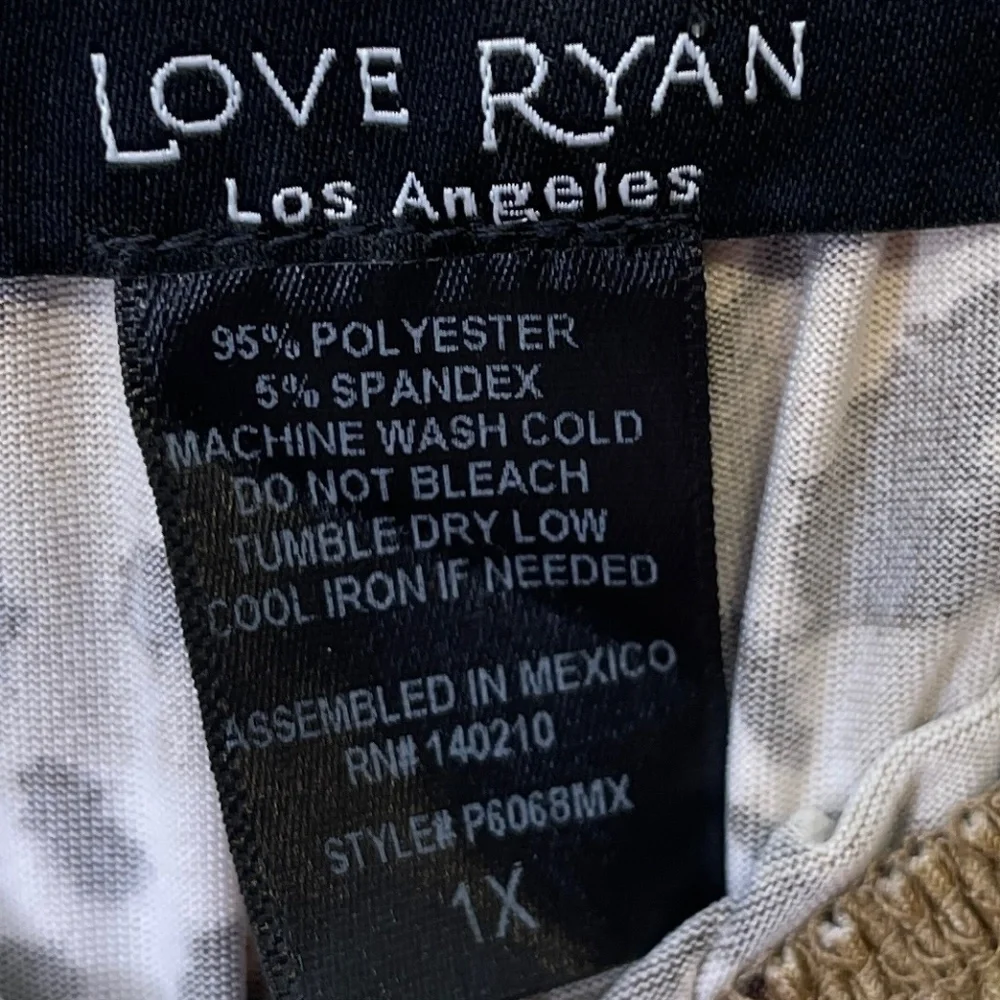 Love Ryan | Leopard Print Lounge Pull On Athleisure Wide Leg Palazzo Pants - Picture 8 of 8